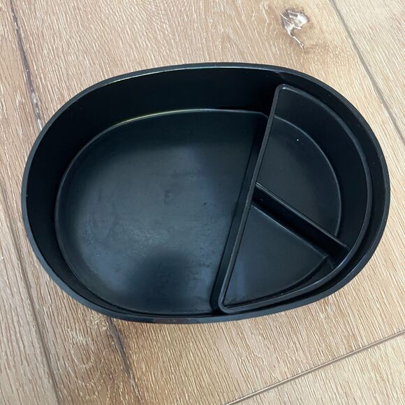 Vtg Japanese Bento Box Serving Box Ume Design Lacquerware 7x5x2" Cherry Blossom - Picture 5 of 7